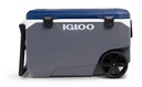 IGLOO - Maxcold Latitude 90 Roller Cooler  - Carbonite / 
Aegean Sea